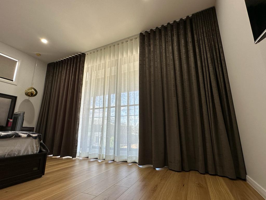 Blockout curtain sheer curtain